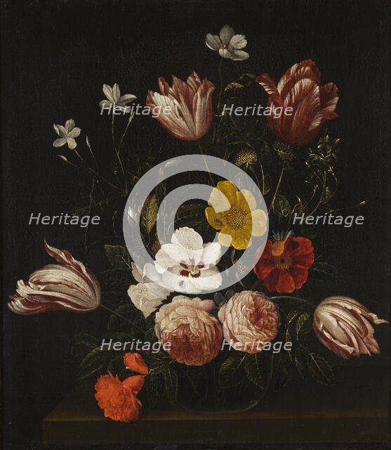 Bouquet of Flowers, 2nd half of 17th century. Creator: Unknown.