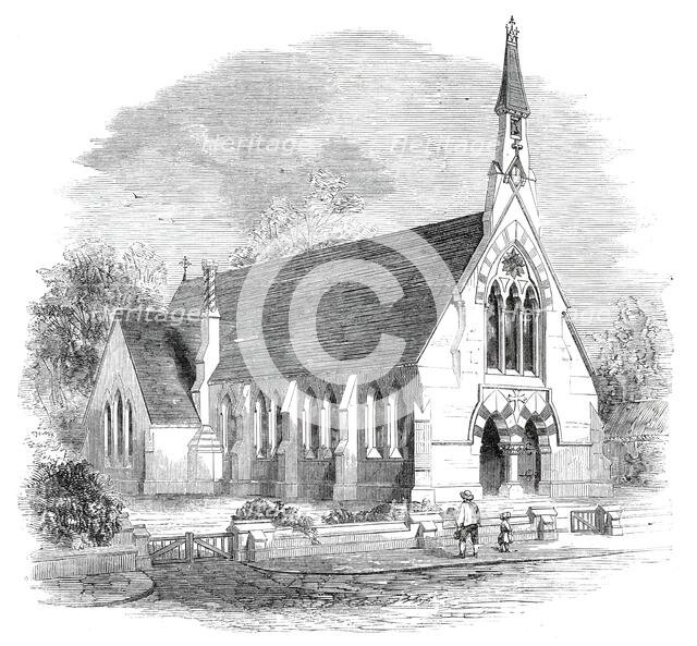 Holy Trinity Chapel School at Reach, Cambridgeshire, 1860. Creator: Unknown.