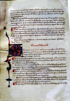 Page of 'Cançoner Gil', songbook of the mid-14th century that brings together poems of classic tr…