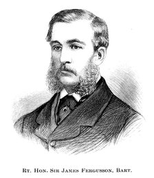 The Right Honourable Sir James Fergusson, 1886. Artist: Unknown