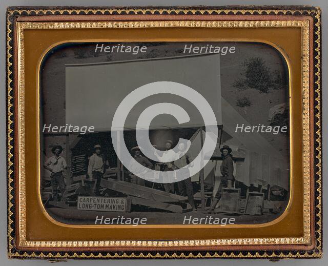 Untitled (Group of Carpenters), 1855. Creator: Unknown.