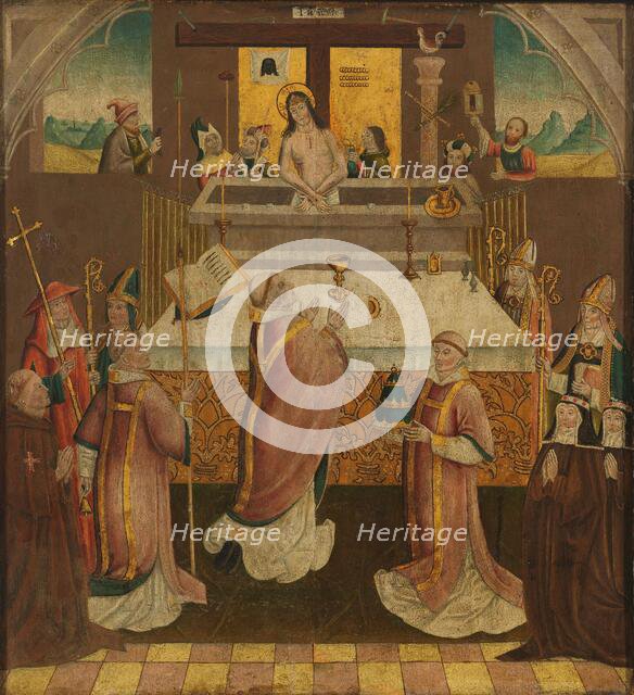 Mass of Saint Gregory, c.1500. Creator: Anon.