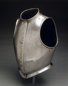 "Waistcoat" Cuirass (Combined Breast and Backplates), c. 1580. Creator: Unknown.