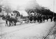Bulgarian ambulance going to front, between c1910 and c1915. Creator: Bain News Service.