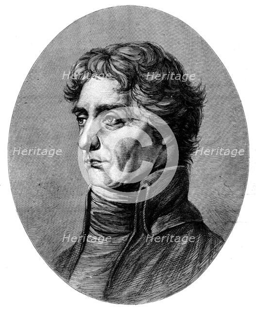 Admiral Lord Nelson, from the picture in the National Portrait Gallery, 1871. Creator: Unknown.