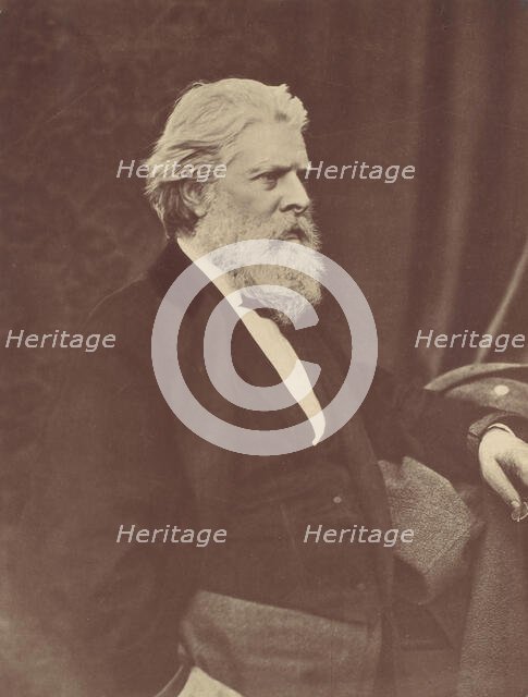 Portrait of D.O. Hill, 1867, printed ca. 1900s. Creator: Thomas Annan.