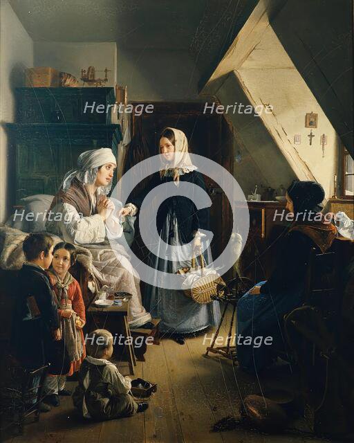 The Charities, 1846. Creator: Ernst Christian Moser.