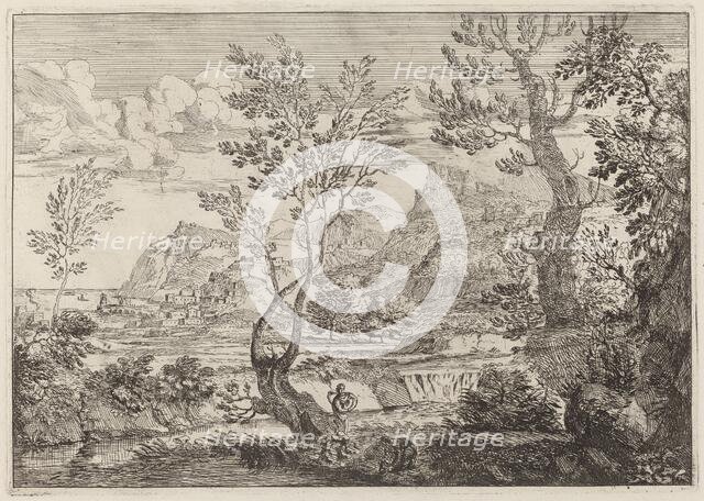 A Waterfall, 1696. Creator: Crescenzio Onofri.