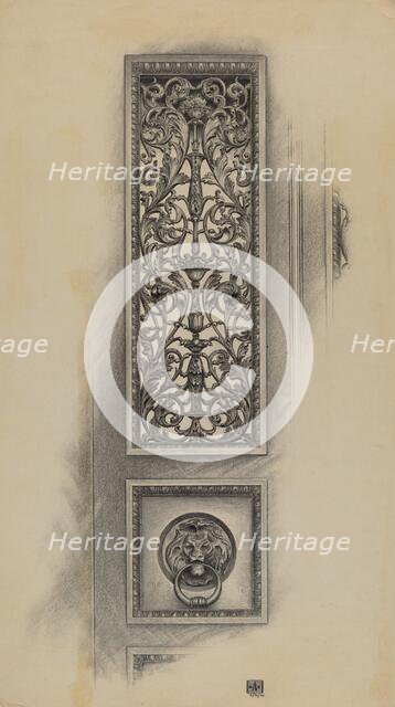 Cast Iron Panel, 1938. Creator: Ralph Atkinson.