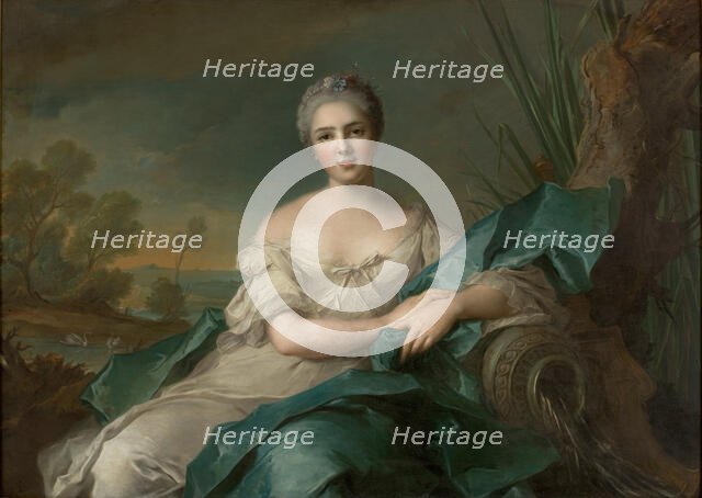 Marie Louise Thérèse Victoire of France (1733-1799) - The Water, 1751. Creator: Nattier, Jean-Marc (1685-1766).