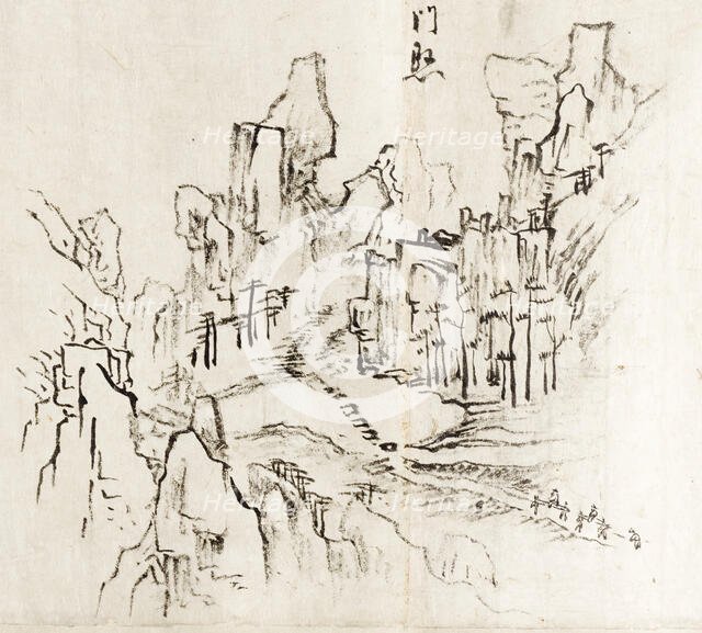 Scenes in Bu'an Prefecture, North Jeolla Province (image 6 of 13), c1771. Creator: Kang Sehwang (attributed to) (Korea, 1712-1791).