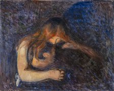 The Vampire, 1893. Creator: Munch, Edvard (1863-1944).