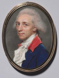 Portrait of a Man, 1786. Creator: John I Smart (British, 1741-1811).