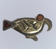 Bird-Shaped Brooch, Anglo-Saxon, 500-550. Creator: Unknown.