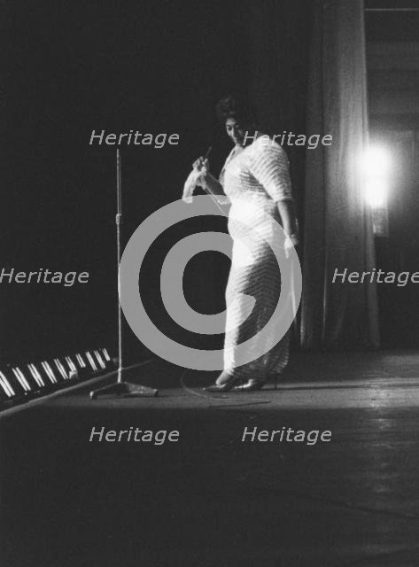 Ella Fitzgerald, London, 1963. Creator: Brian Foskett.