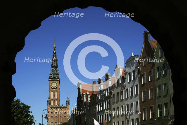 Houses of the Dlugi Targ Square from Green Gate, Gdansk, Poland, 2015.  Creator: Unknown.