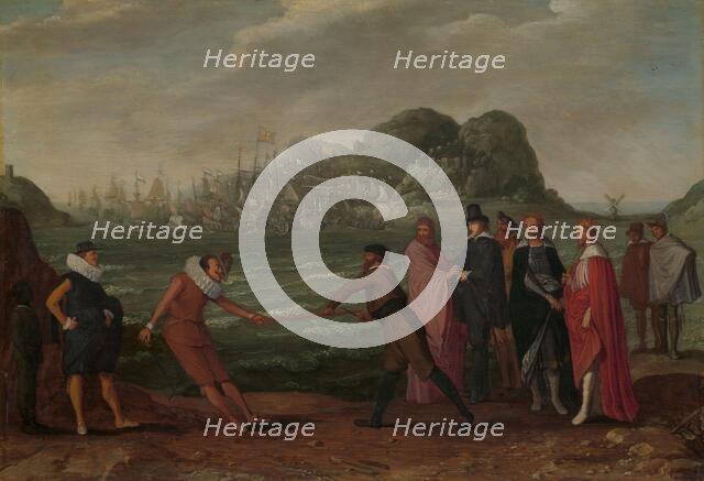 Battle for the Gold Staff (Dominion of the World), c.1615-c.1630. Creator: Adam Willaerts.