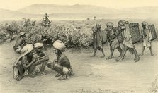 Tea pickers, Peradeniya, Ceylon, 1898. Creator: Christian Wilhelm Allers.