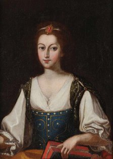 Portrait of Infanta Isabel Luísa Josefa of Portugal (1669-1690). Creator: Óbidos, Josefa de (1630-1684).