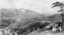 View from Box Hill, looking towards Norbury, Surrey, 19th century.Artist: J H Kernot