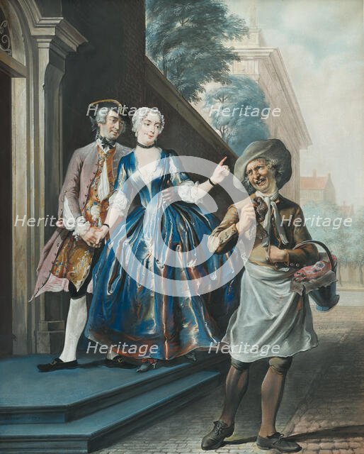 Pefroen and the Sheep's Head, c1720-1750. Creator: Cornelis Troost.