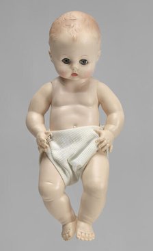 Baby doll used by Northside Center for Child Development, 1968. Creator: Effanbee Doll Company.