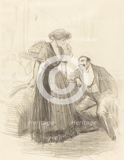 At an Evening Party, c. 1896. Creator: Jean Louis Forain.