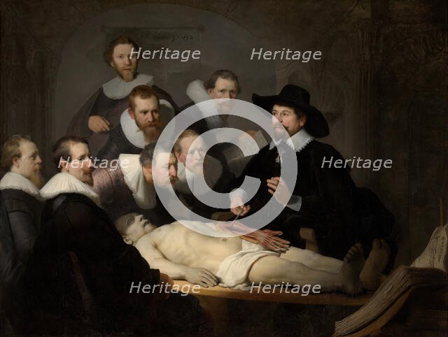 The Anatomy Lesson of Dr Nicolaes Tulp, c1660. Creator: Rembrandt Harmensz van Rijn.