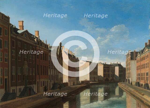View of the Golden Bend in the Herengracht, 1671-1672. Creator: Gerrit Berckheyde.
