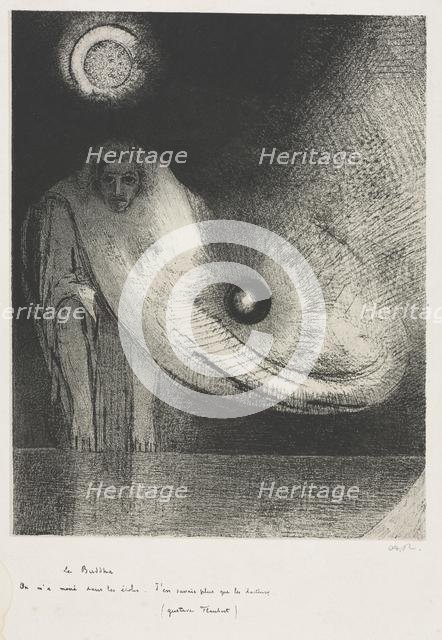 The Buddha, 1895. Creator: Odilon Redon (French, 1840-1916); Auguste Clot (French, 1858-1936); Andre Marty.