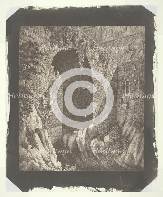 Copy of a Large Italian Print, Reduced in the Camera, c. 1840. Creator: William Henry Fox Talbot.