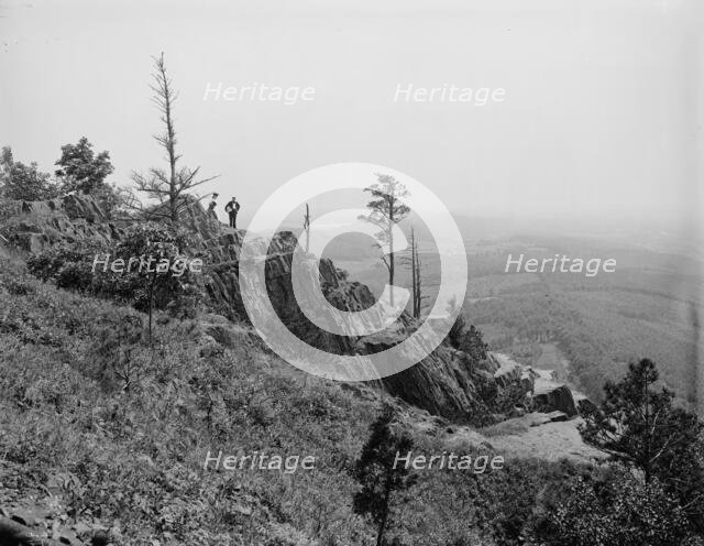 Ragged cliffs of Mt. Tom, Holyoke, Mass., c1908. Creator: Unknown.