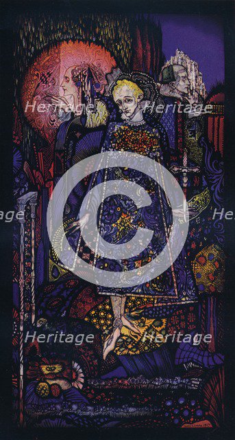 'The Song of the Mad Prince', c1917. Artist: Harry Clarke.