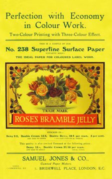 'Perfection with Economy in Colour Work - Samuel Jones & Co., Ltd advertisement', 1909. Creator: Unknown.