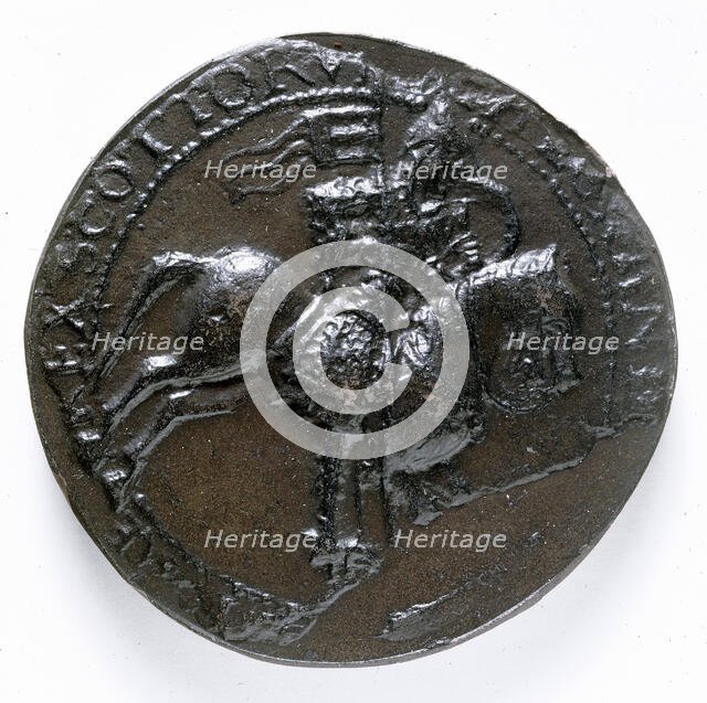Seal of Alexander I of Scotland, c1112. Creator: Unknown.