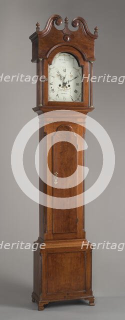 Tall Case Clock, c1792. Creator: Caleb Bentley.