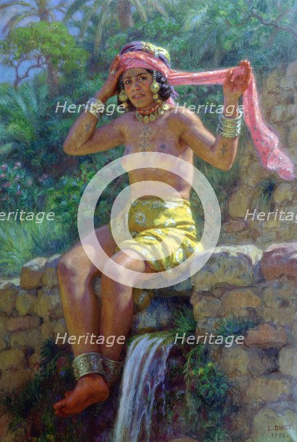 'The Source', 1926. Artist: Etienne Dinet