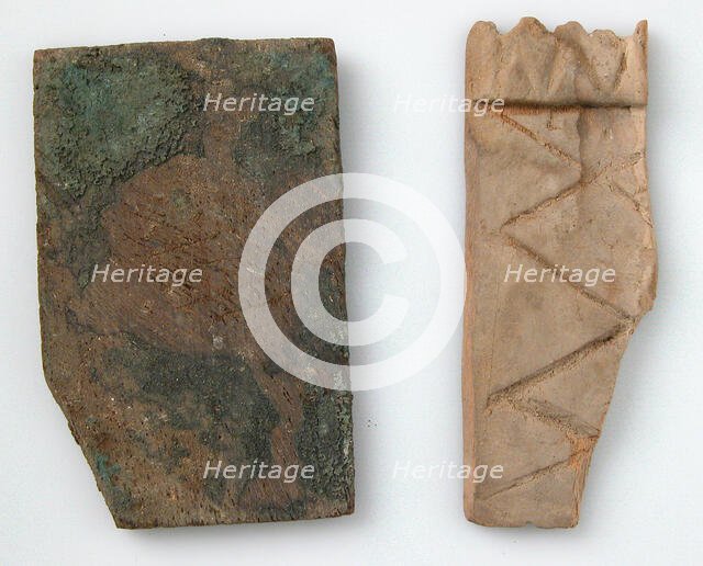 Wood Fragments, Coptic, 4th-7th century. Creator: Unknown.