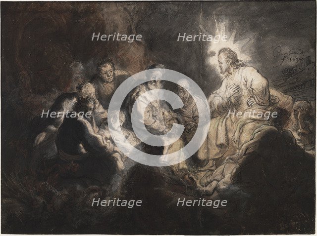 Christ and His Disciples in the Garden of Gethsemane, ca 1634.