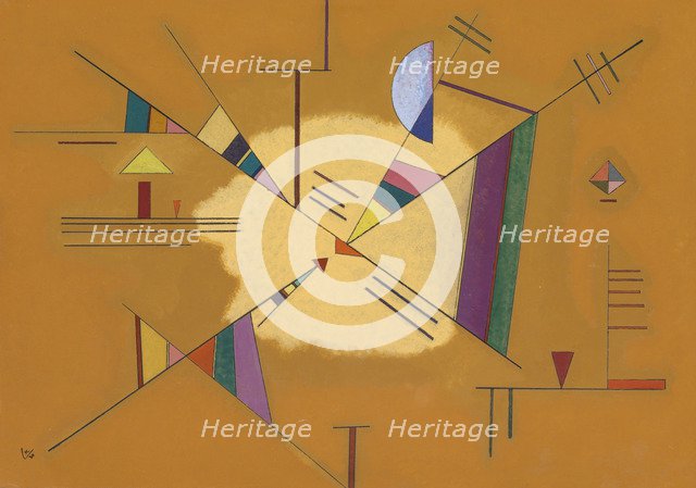 Diagonal, 1930. Artist: Kandinsky, Wassily Vasilyevich (1866-1944)