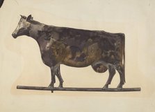 Cow Weather Vane, 1935/1942. Creator: Unknown.