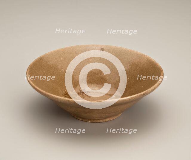 "Yueli Temple" tea bowl, 800s. Creator: Unknown.