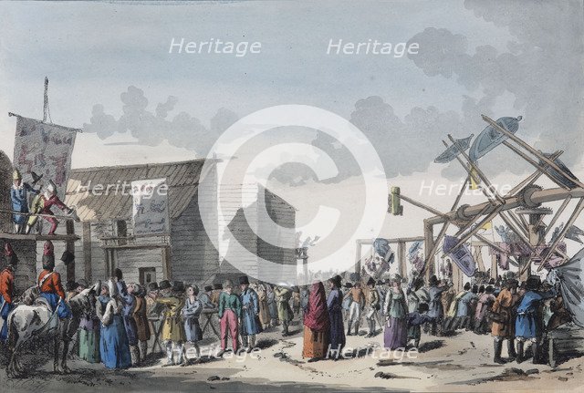 Swing Ride at a Russian Fair, 1821.