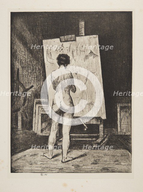 The Connoisseur, pub. 1922. Creator: Christopher Richard Wynne Nevinson (1889 – 1946) .