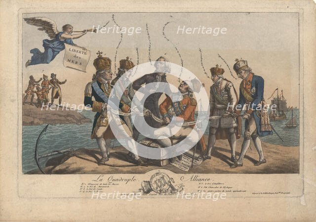 The Quadruple Alliance, 1800. Creator: Anonymous.