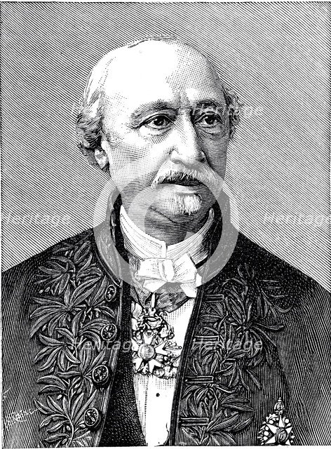 (Alexandre) Edmond Becquerel (1820-1891), French physicist. Artist: Unknown