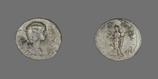 Denarius (Coin) Portraying Empress Julia Domna, 196-211. Creator: Unknown.