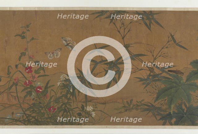 Flowers, Birds, and Insects, 15th century. Creator: Unknown.