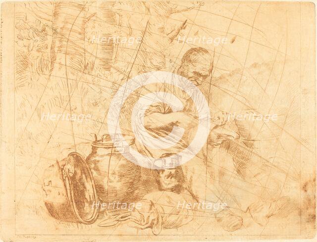 The Tinker (Le retameur). Creator: Alphonse Legros.