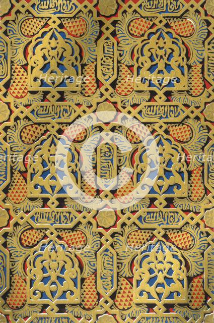 'Ornaments on panels, Hall of Ambassadors', 1907. Creator: Unknown.
